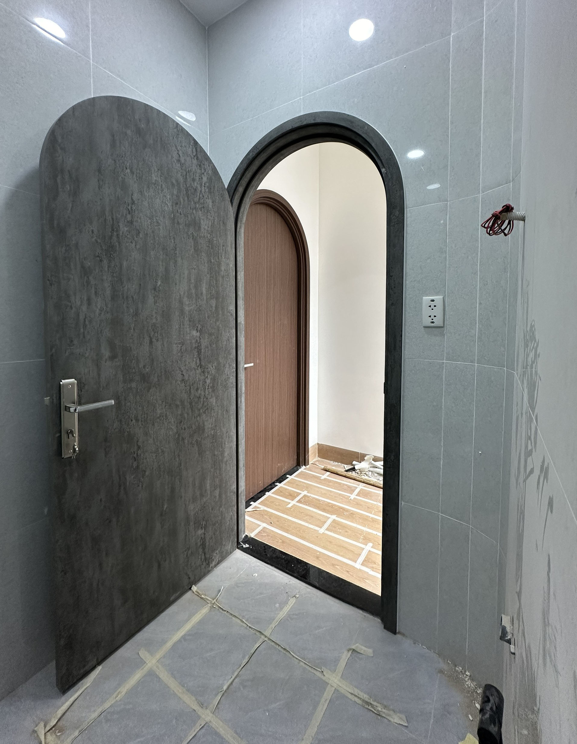 Cửa vòm nhựa composite tại Quận 1 - Tp HCM