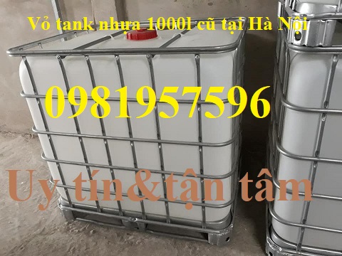 tank nhựa 1000l, vỏ tank nhựa 1000l cũ tại Hà Nội