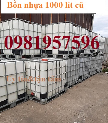 tank nhựa 1000l, vỏ tank nhựa 1000l cũ tại Hà Nội