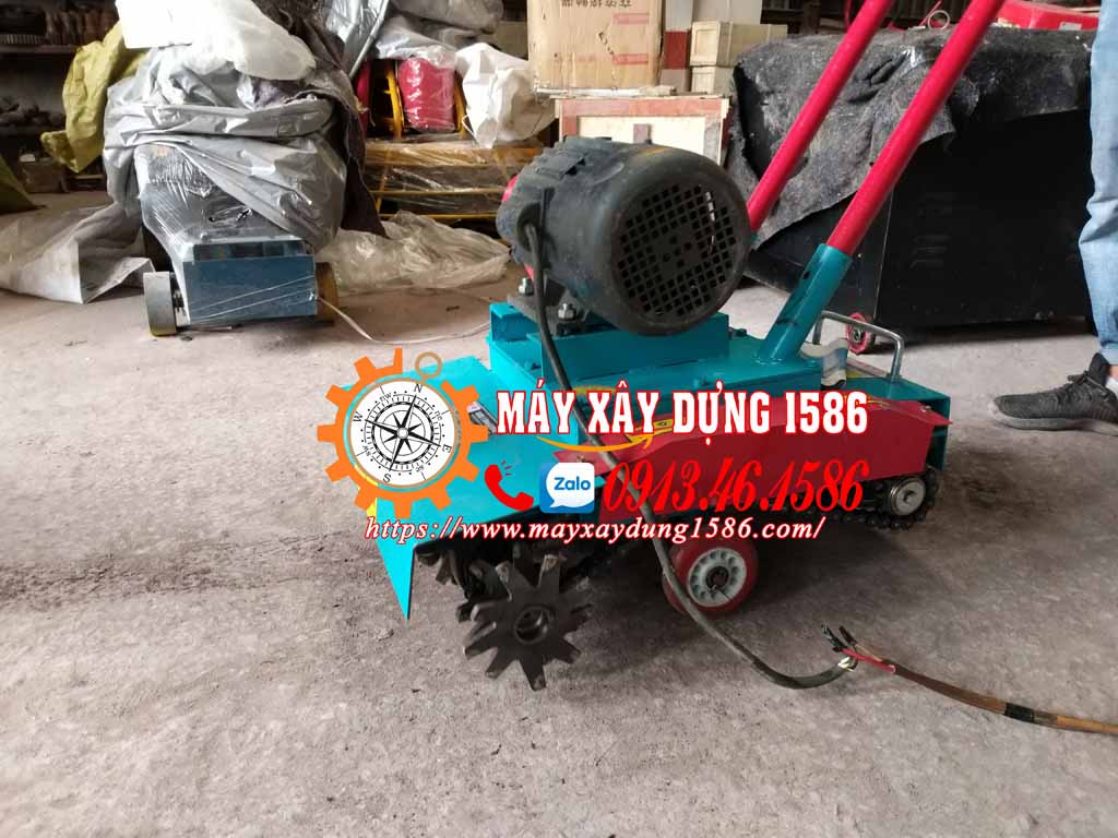 Máy băm nền tạo nhám sàn bê tông HSQ600