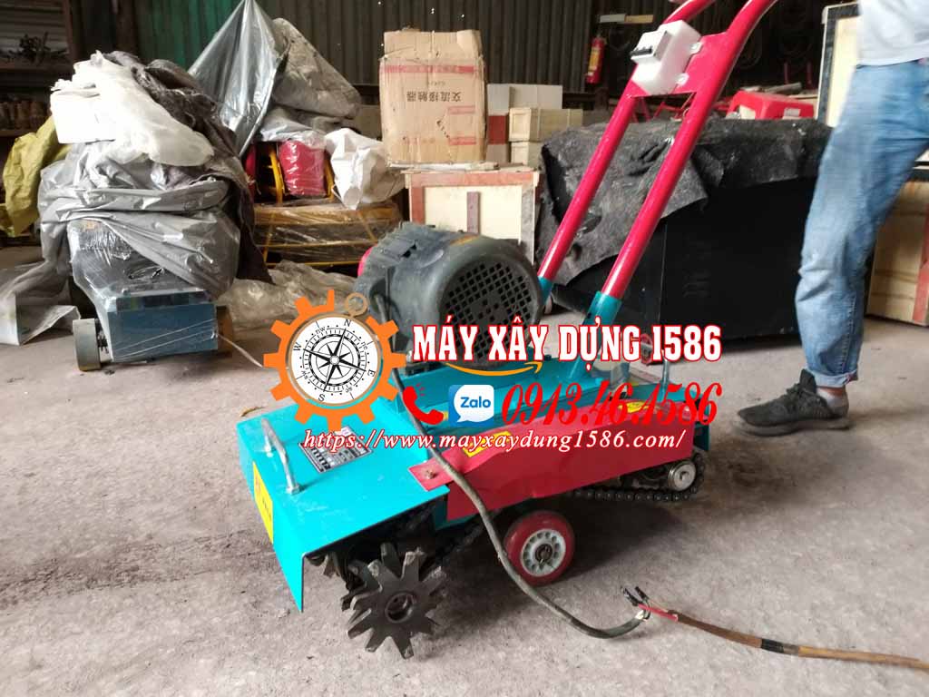 Máy băm nền tạo nhám sàn bê tông HSQ600