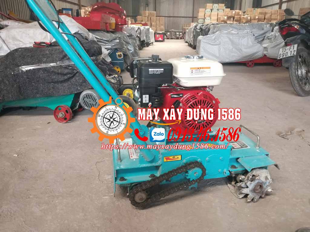 Máy băm nền tạo nhám sàn bê tông HSQ600