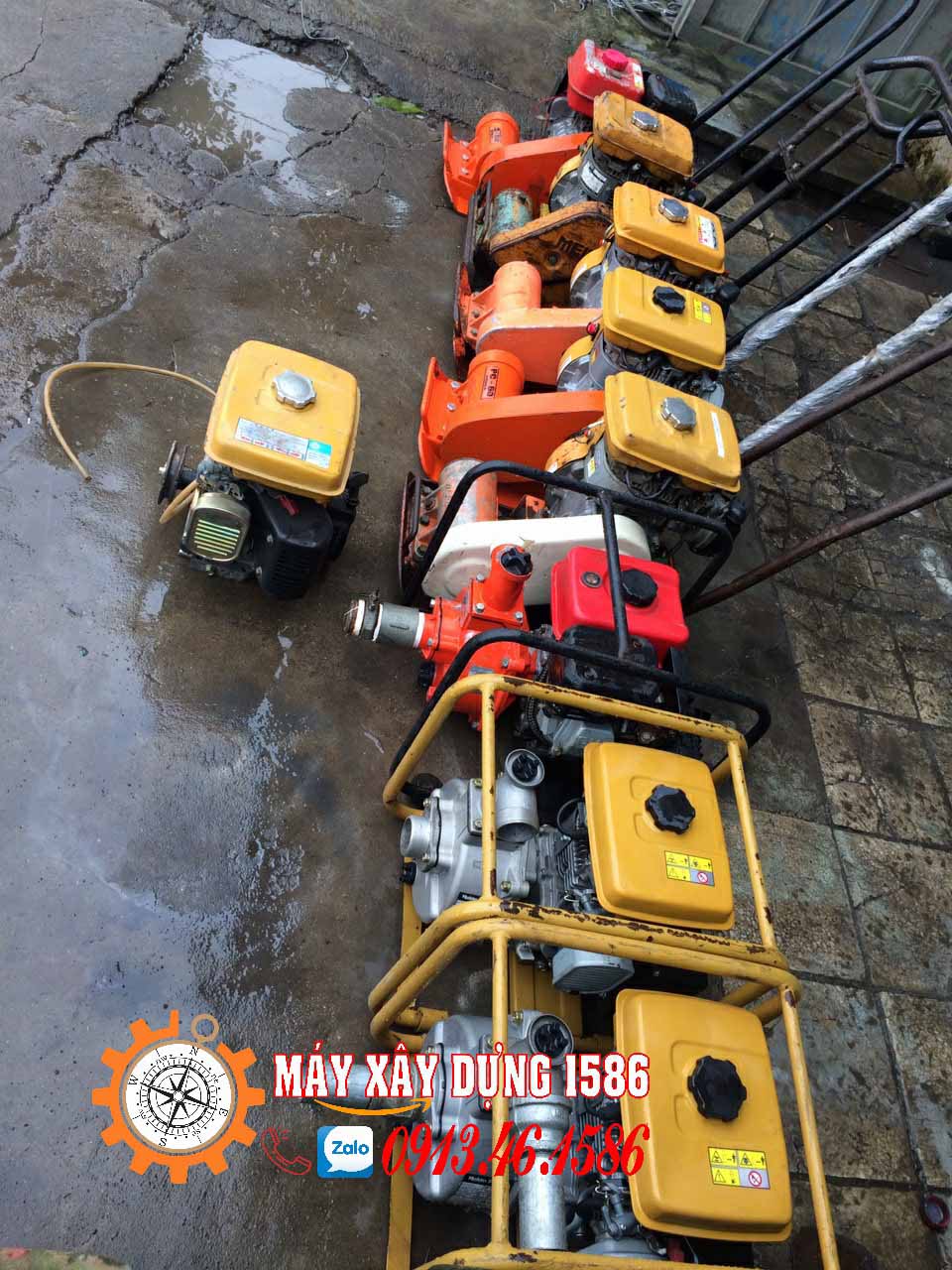 Máy đầm bàn chạy xăng - điện hàng chính hãng