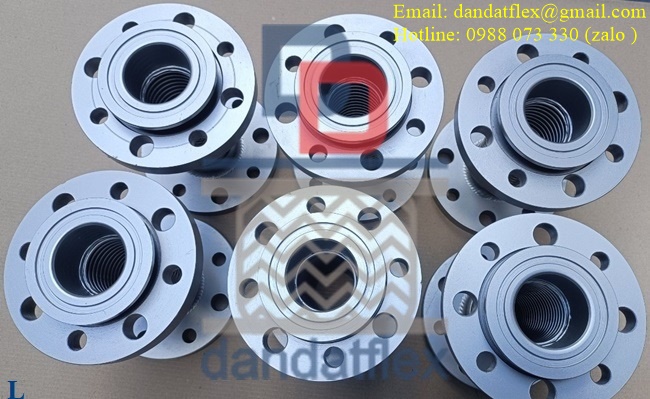 Khớp nối mềm inox mặt bích inox 304 inox 316, khớp chống rung inox
