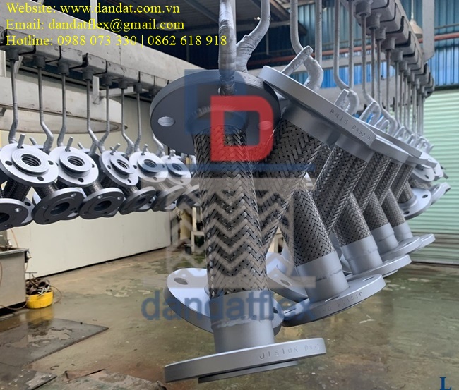 Khớp nối mềm inox mặt bích inox 304 inox 316, khớp chống rung inox
