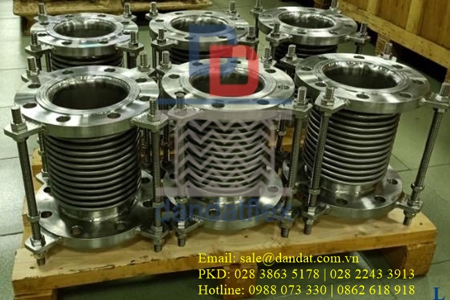 Khớp giãn nở inox các loại sản xuất theo yêu cầu