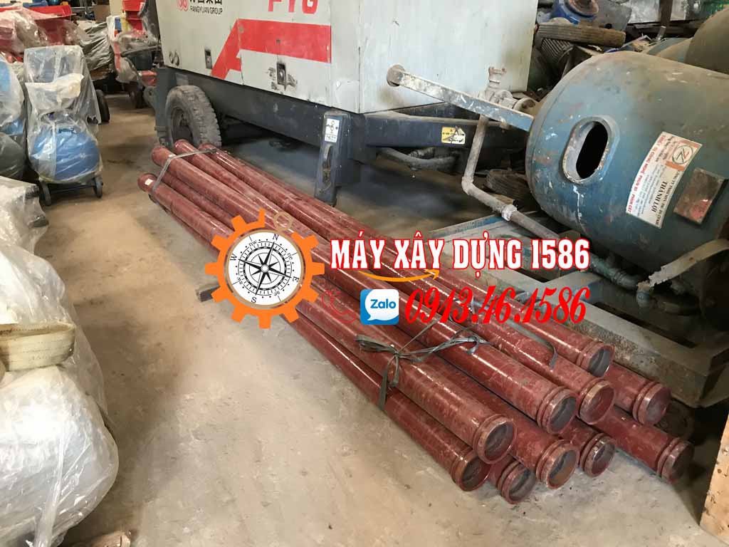 Máy bơm bê tông mini 10m3/h, giao hàng toàn quốc