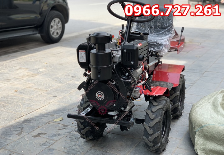 Máy xới đất chạy dầu ngồi lái 13HP Turbo TBD1300 2 cầu