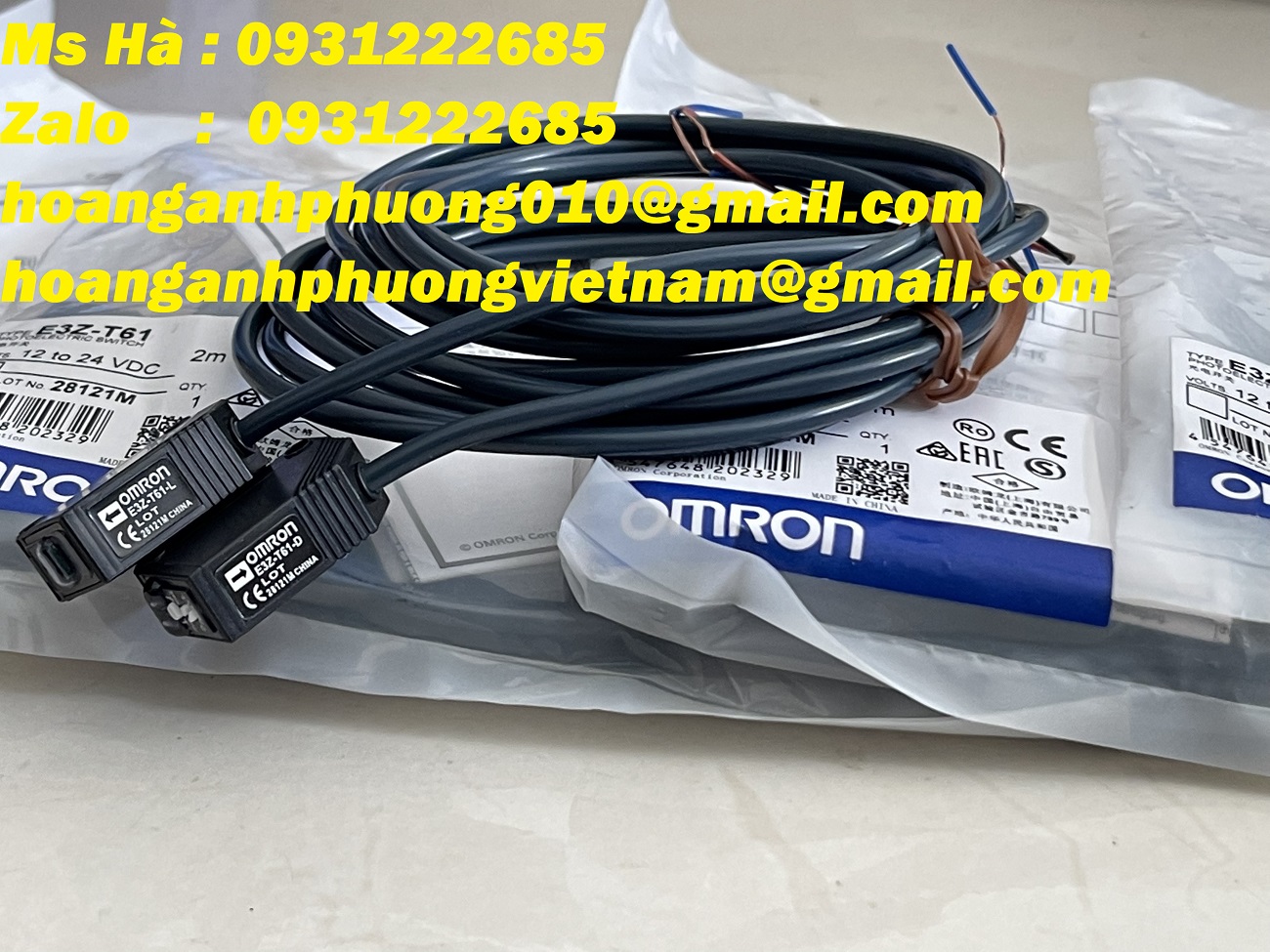 E3Z-T61 chính hãng Omron - cảm biến nhập khẩu - hàng mới