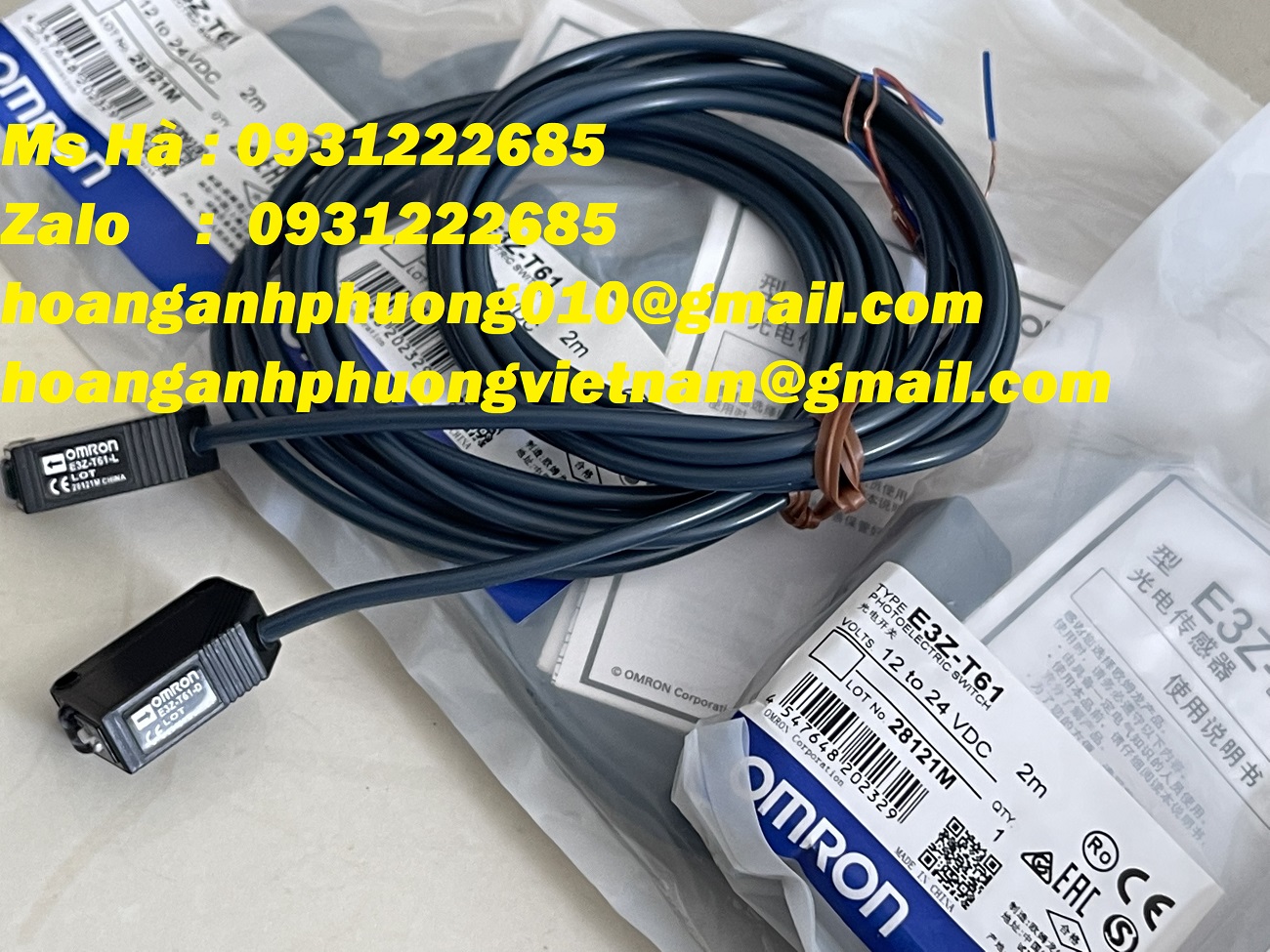 E3Z-T61 chính hãng Omron - cảm biến nhập khẩu - hàng mới