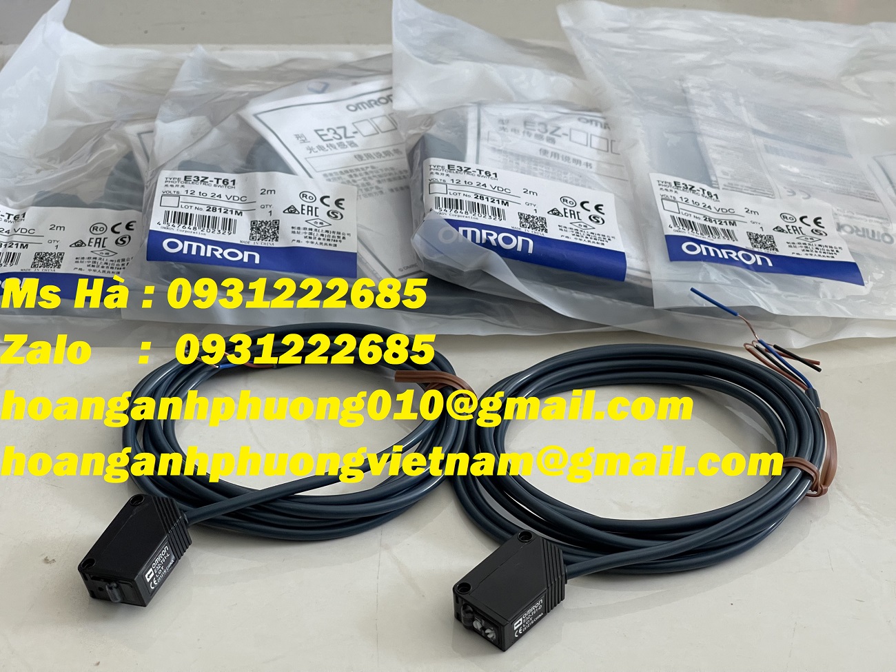 E3Z-T61 chính hãng Omron - cảm biến nhập khẩu - hàng mới