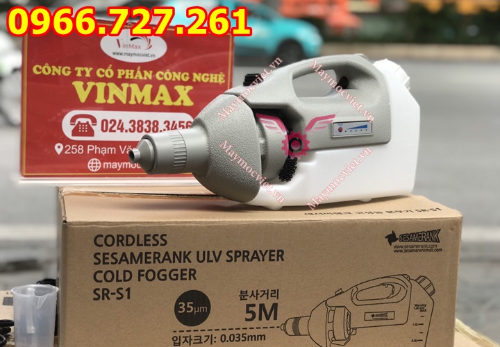 Máy phun sương chạy pin diệt muỗi, khử trùng ULV ROHS