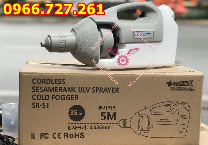 Máy phun sương chạy pin diệt muỗi, khử trùng ULV ROHS
