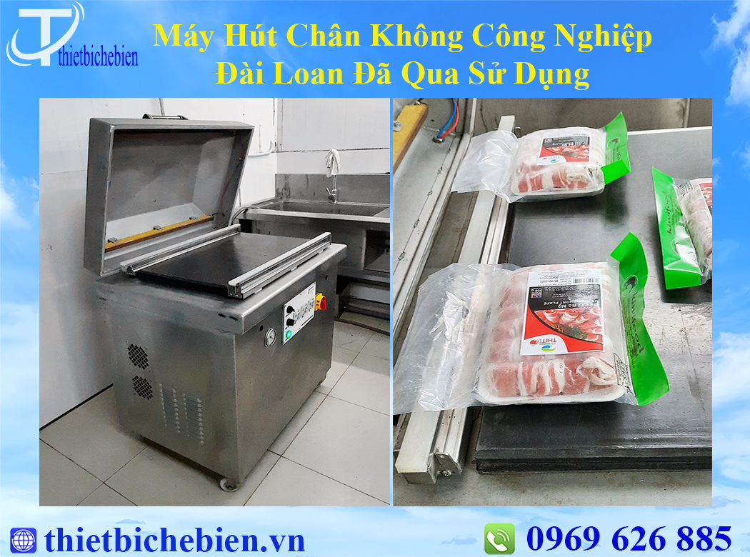 Máy hút chân không công nghiệp Đài Loan đã qua sử dụng