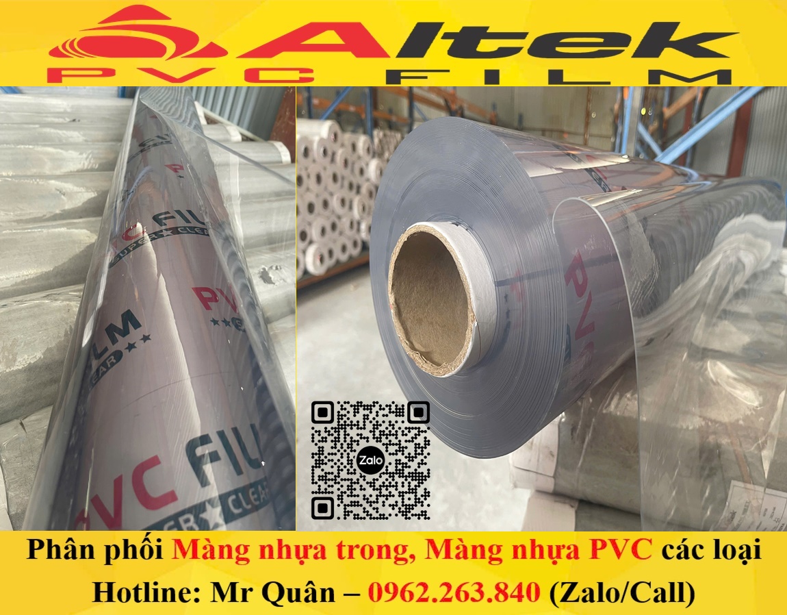 Phân phối màng nhựa trong suốt giá rẻ altek pvc film