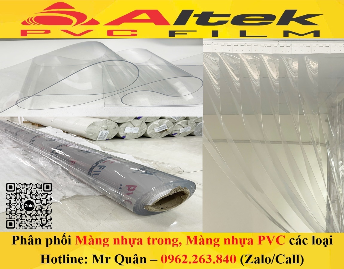 Phân phối màng nhựa trong suốt giá rẻ altek pvc film