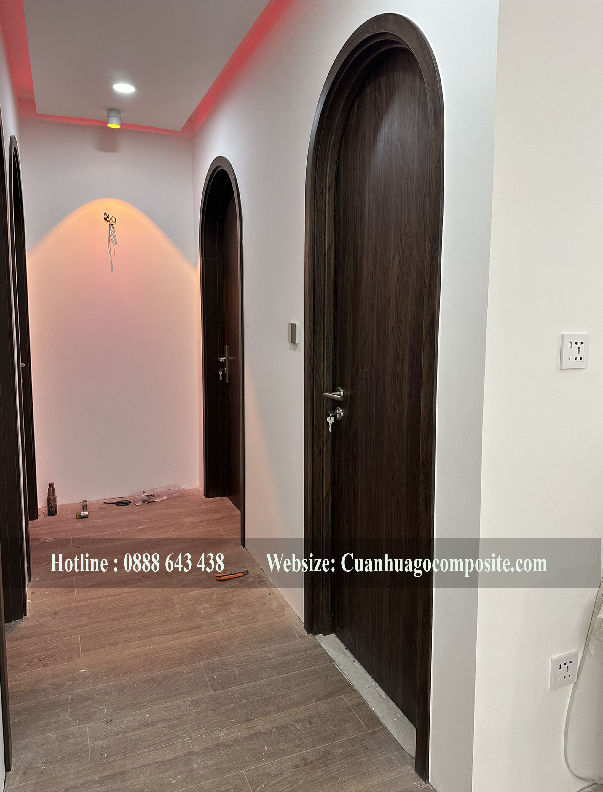 Cửa vòm nhựa composite tại Phú Nhuận - TP HCM