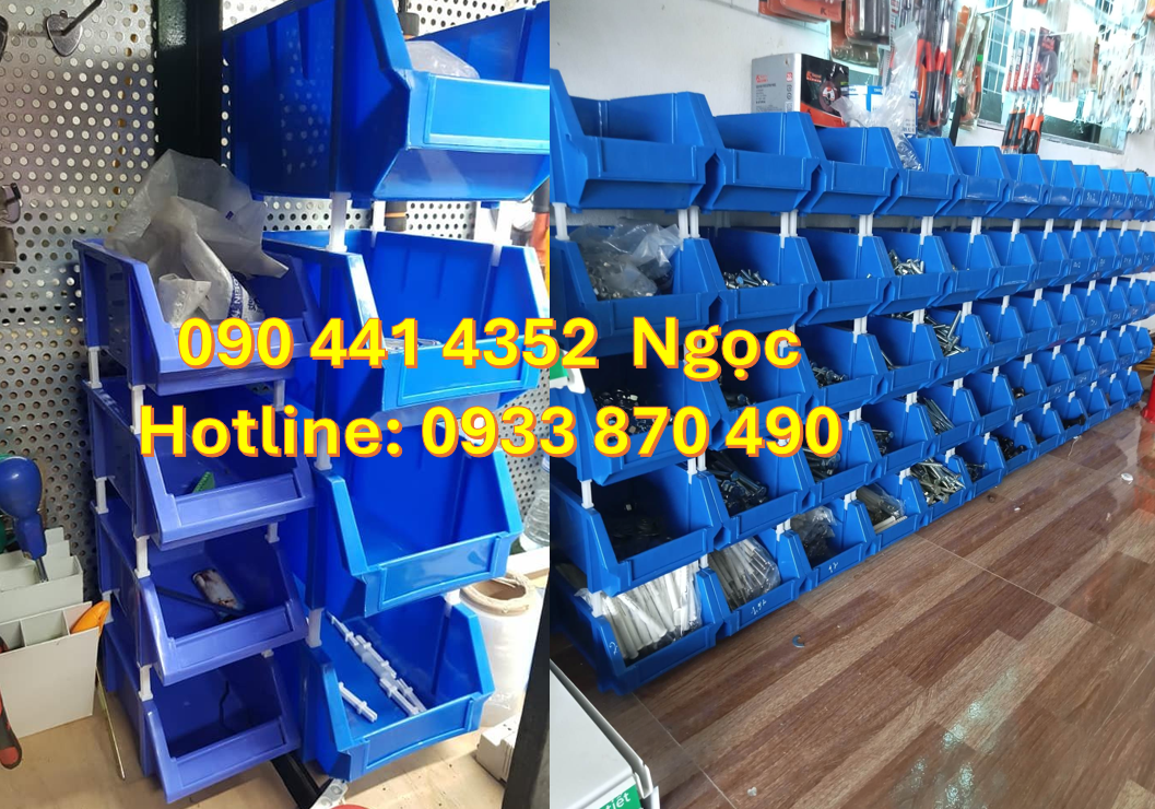 Khay nhựa đựng dụng cụ cỡ lớn, khay nhựa A8 đựng ốc vít, bu long, kiềm