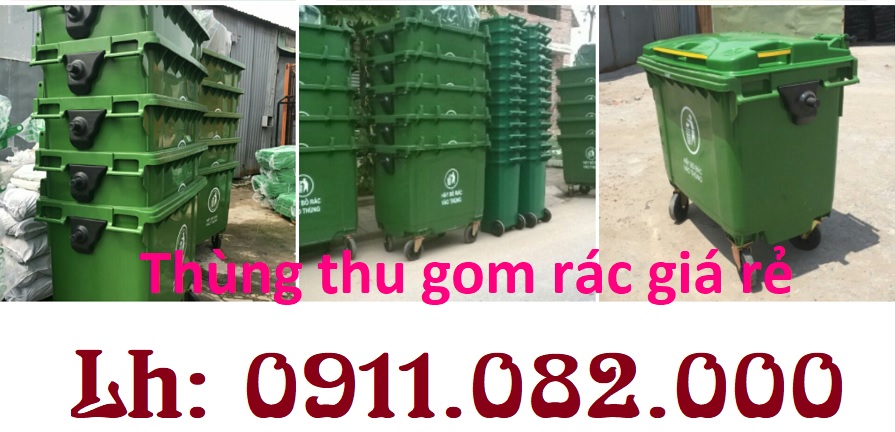 Các kiểu thùng rác giá rẻ hiện nay, thùng rác 120 240l