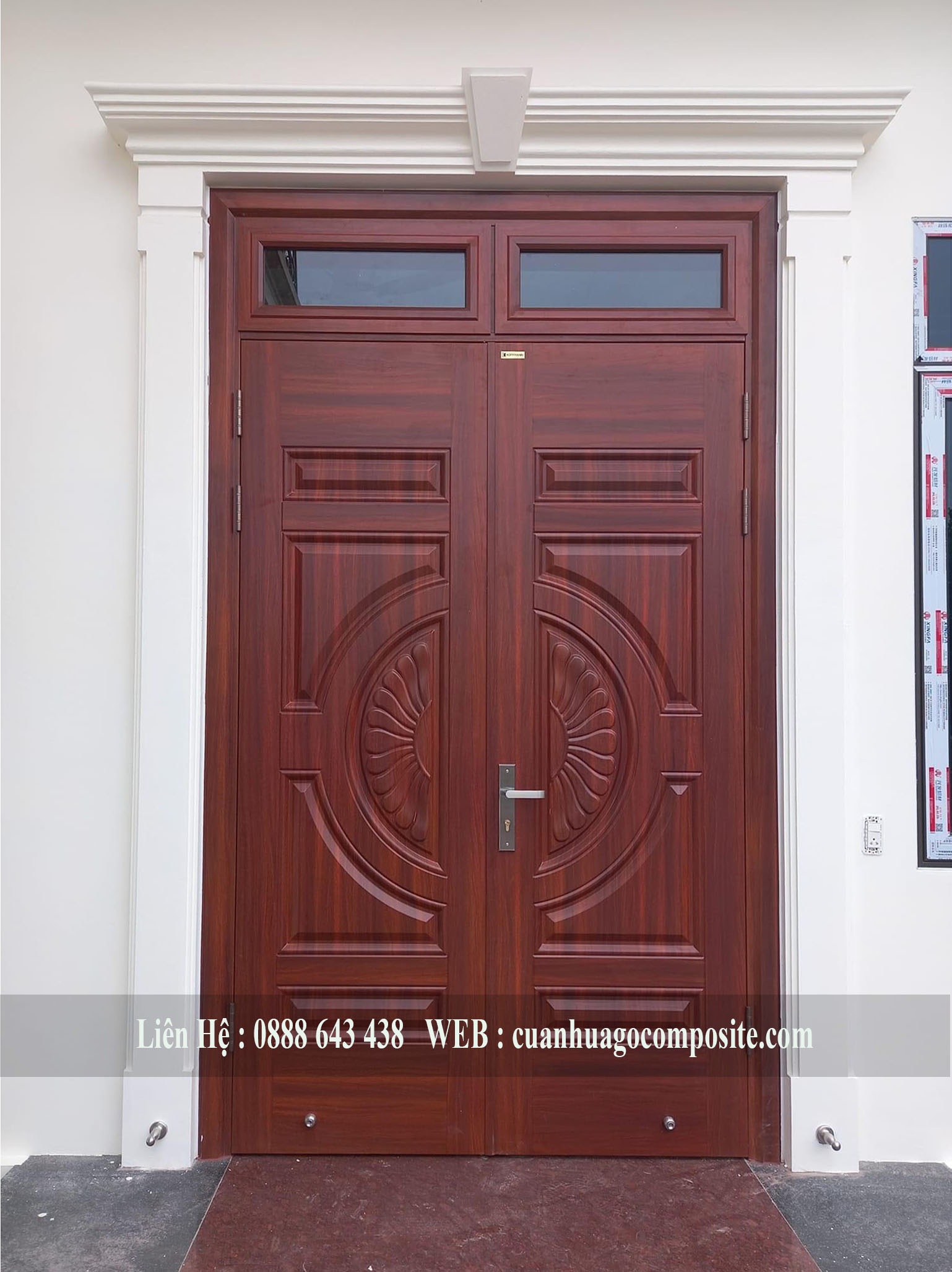 Cửa thép vân gỗ tại Trà Vinh Từ 3.147.000