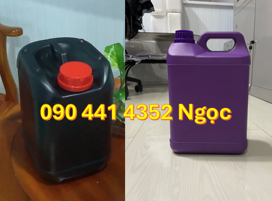 Can nhựa 5 lít đựng mủ cao su, can nhựa 2 lít đựng thuốc tẩy, can nhựa