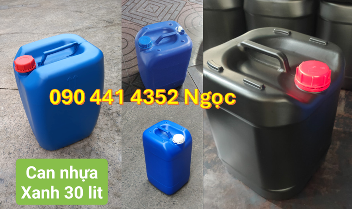 Can nhựa 10 lít đựng xăng, can nhựa 20 lít tròn có ngấn, can nhựa 25L