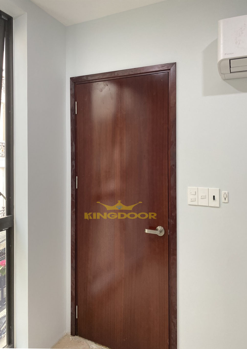 Cửa gỗ công nghiệp MDF Tại TPHCM - Cửa phòng ngủ giá rẻ