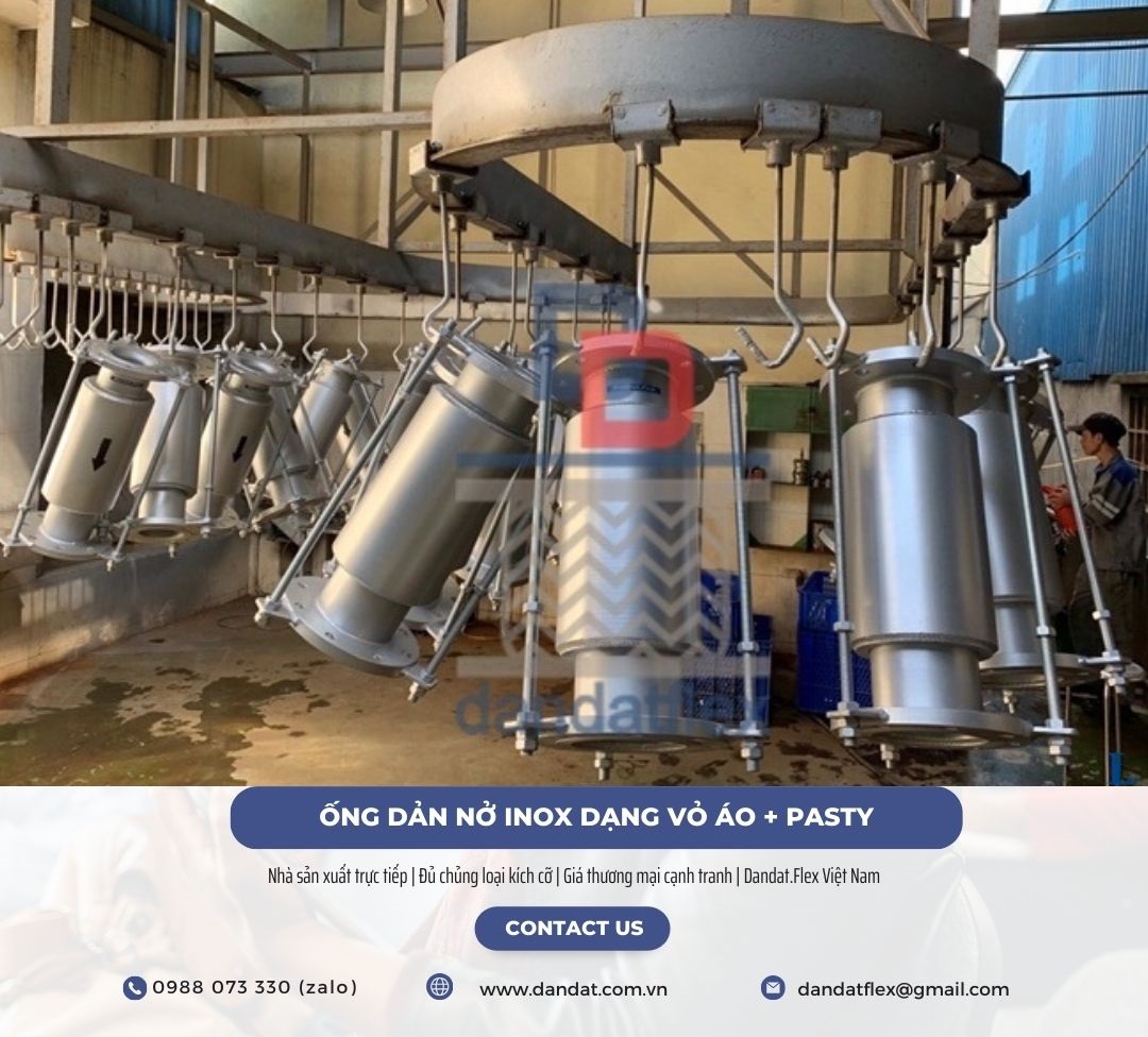 Ống Bù Trừ Giãn Nở Inox ( Bù Trừ Pasty ) sản xuất theo yêu cầu