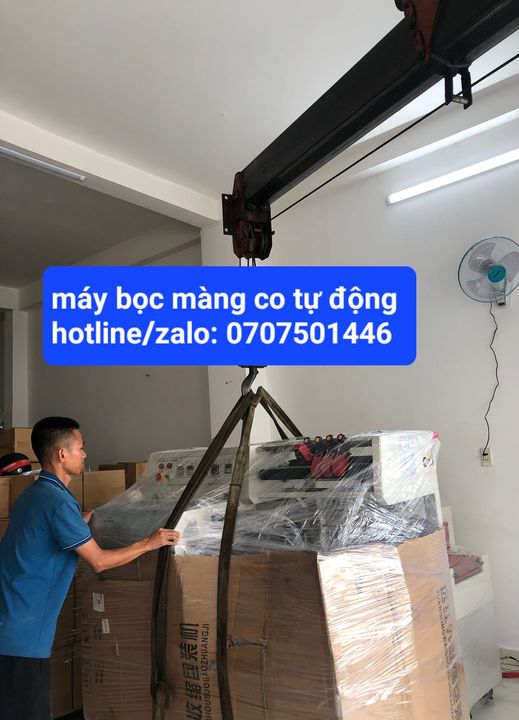 bán bộ máy cắt và bọc màng co pof tự động