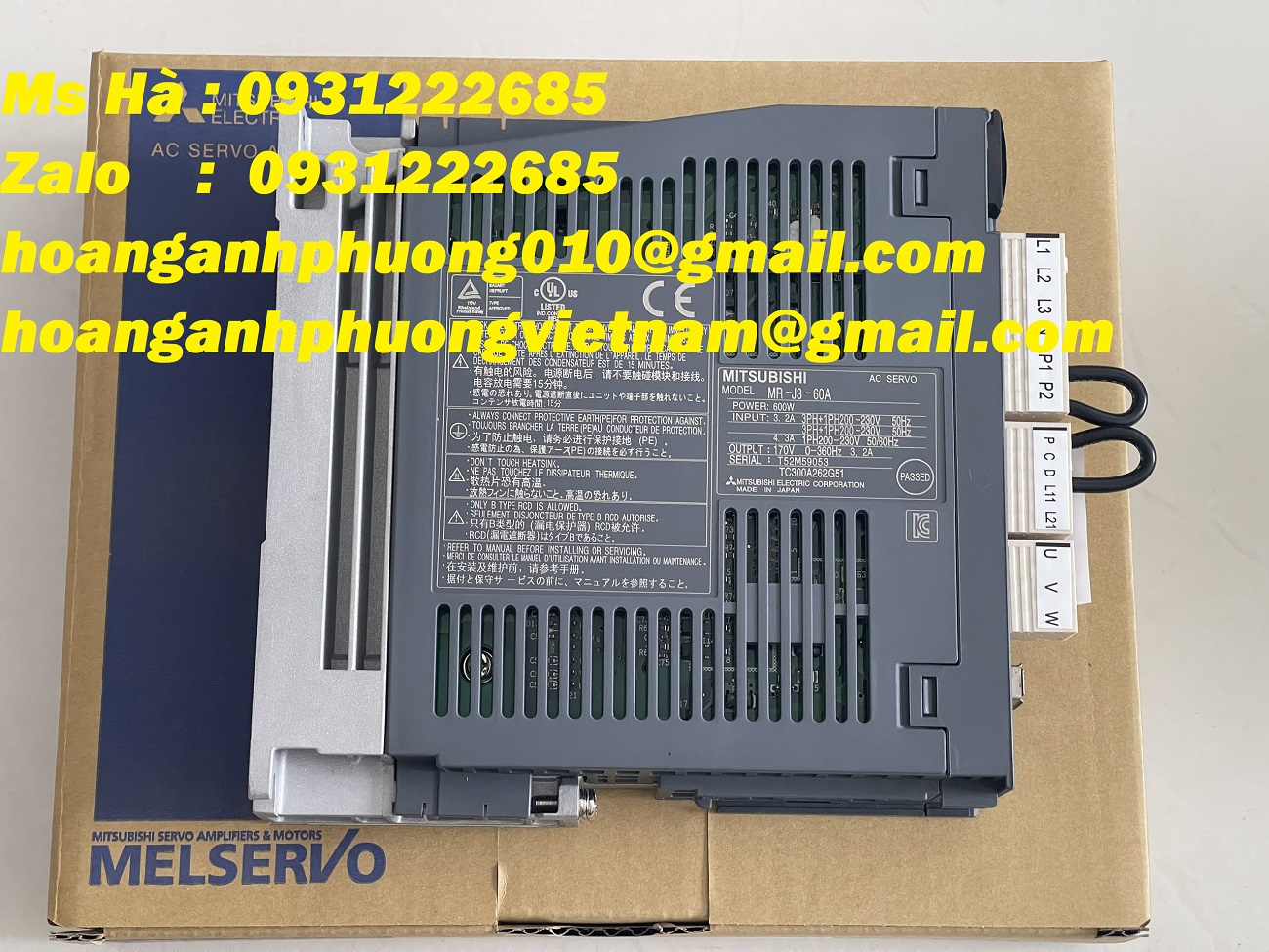 Bộ điều khiển chính xác cao mitsubishi MR-J3-60A mới 100%