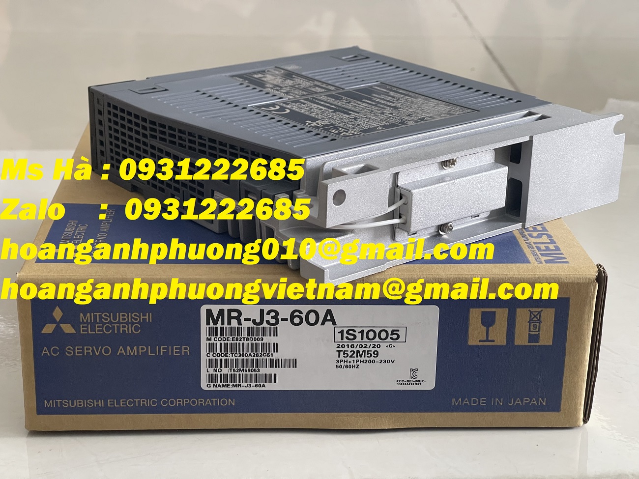 Bộ điều khiển chính xác cao mitsubishi MR-J3-60A mới 100%
