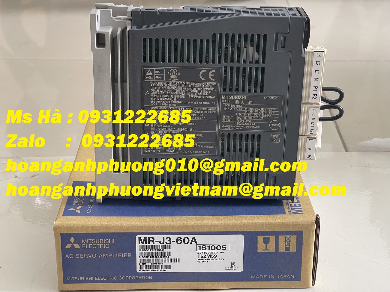 Bộ điều khiển chính xác cao mitsubishi MR-J3-60A mới 100%