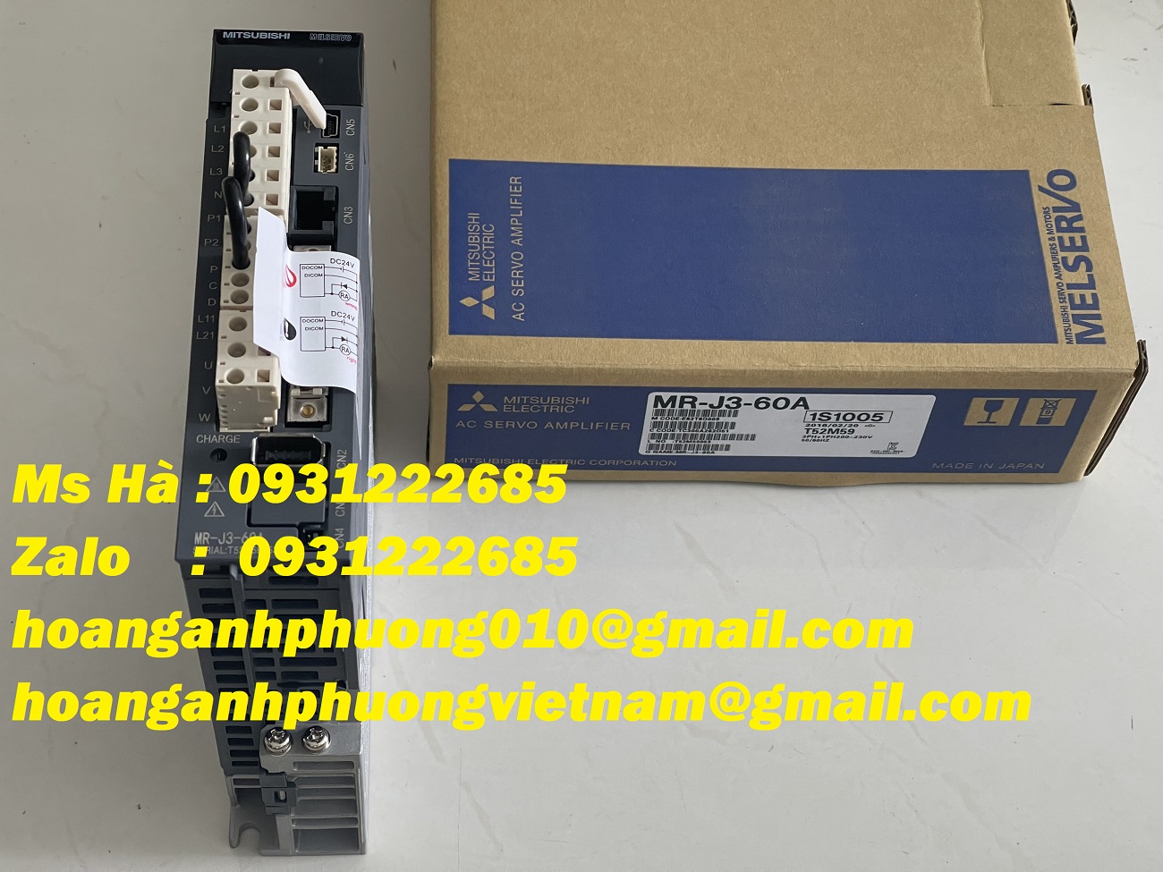 Bộ điều khiển chính xác cao mitsubishi MR-J3-60A mới 100%