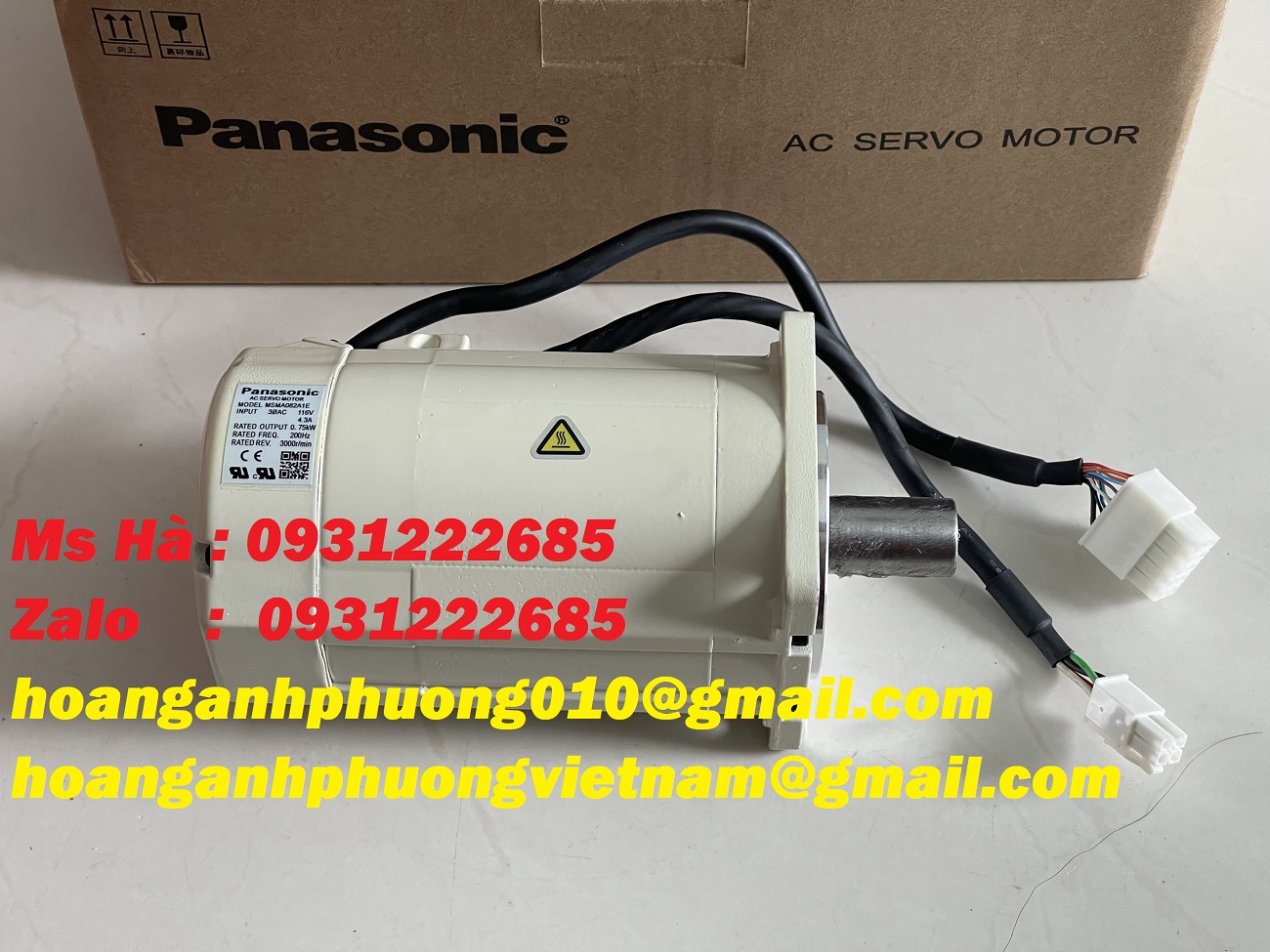 MSMA082A1E - servo giá tốt - 750W - hàng mới chính hãng