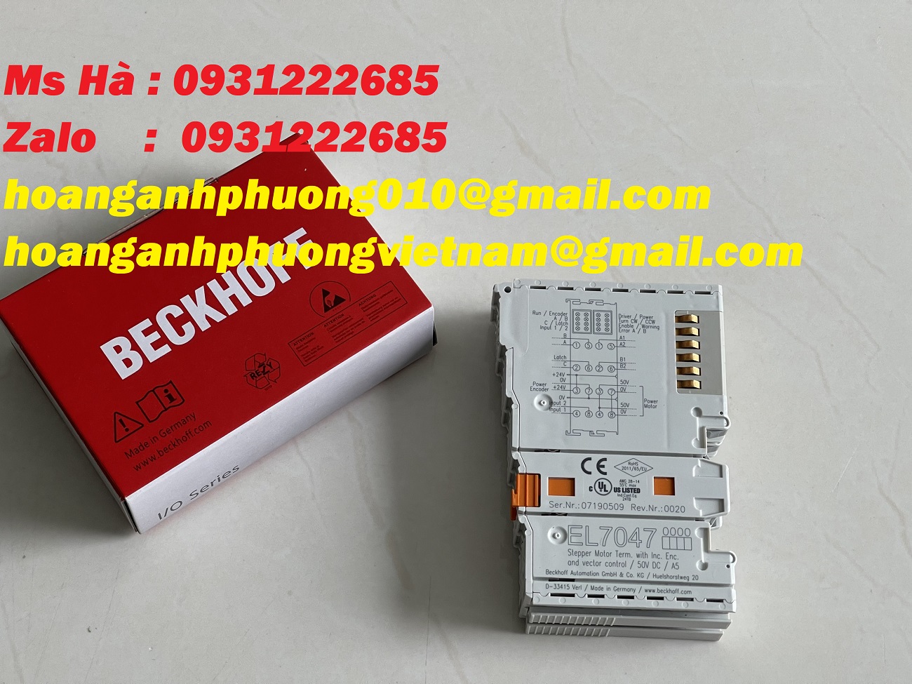 Hoàng Anh Phương chuyên mô đun beckhoff EL7047