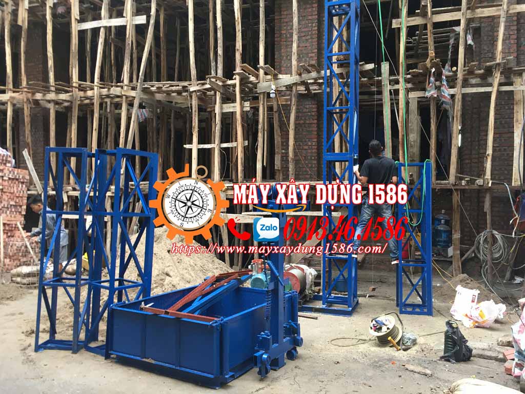 Máy tời vận thăng hàng 500kg - 1 tấn