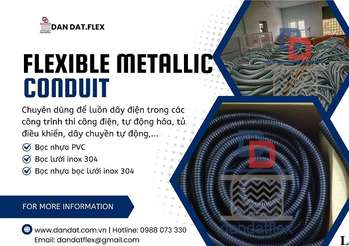 Ống ruột gà lõi thép luồn dây cáp điện bọc nhựa pvc, ống ruột gà inox