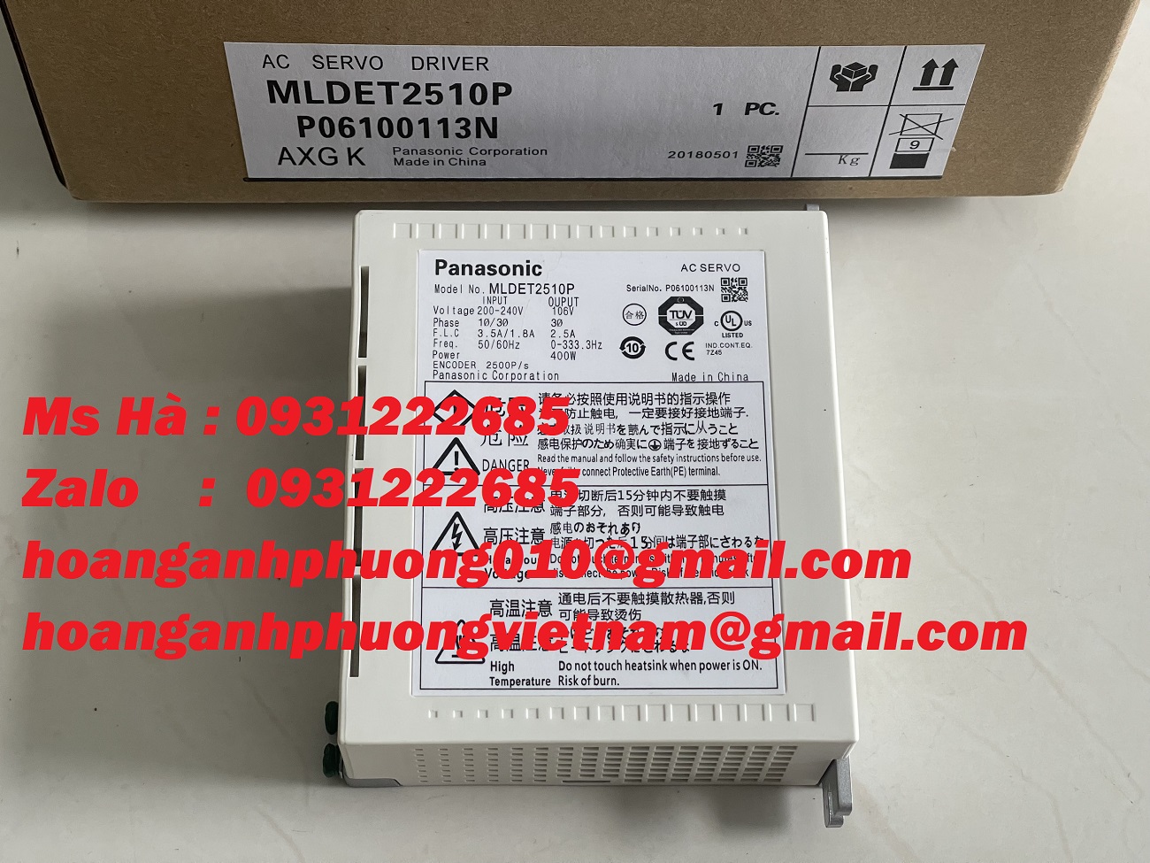 Ổ servo AC panasonic MLDET2510P - giao hàng nhanh