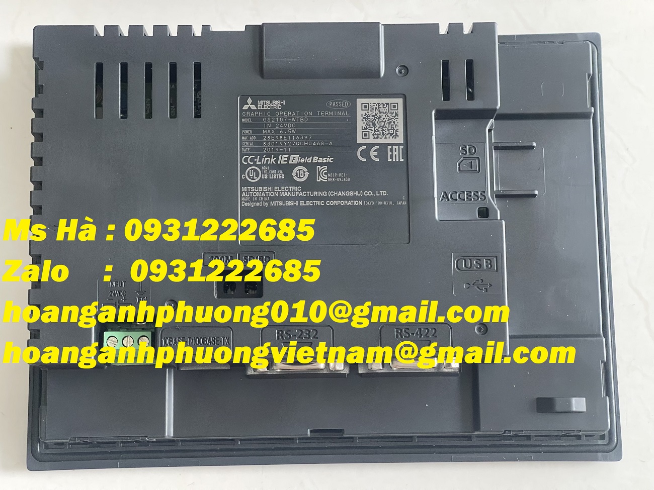 Màn hình cảm ứng GS2107-WTBD 7inch 24VDC