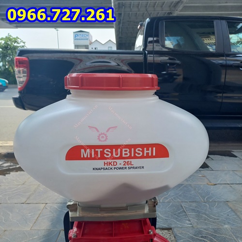 Máy phun thuốc, xạ phân, xạ lúa chạy xăng động cơ 4 thì Mitsubishi