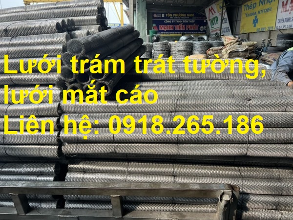 Lưới trám trát tường, lưới thép hình thoi tô tường hàng có sẵn