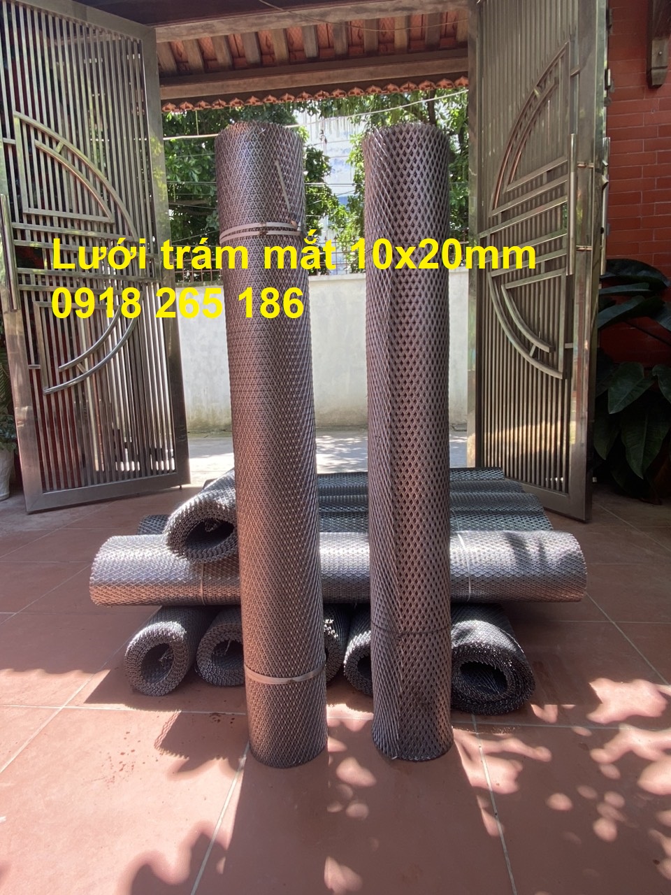 Lưới trám mắt 10x20mm khổ 1mx10, 1m2x10m giá tốt