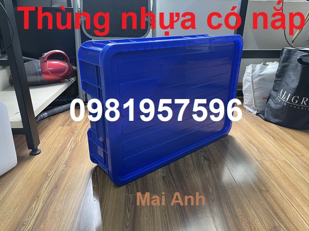 Thùng nhựa đặc có nắp, thùng nhựa đặc, khay nhựa