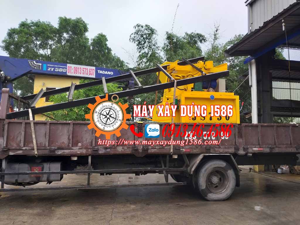 Máy trộn bê tông, trạm trộn bê tông js500, js750