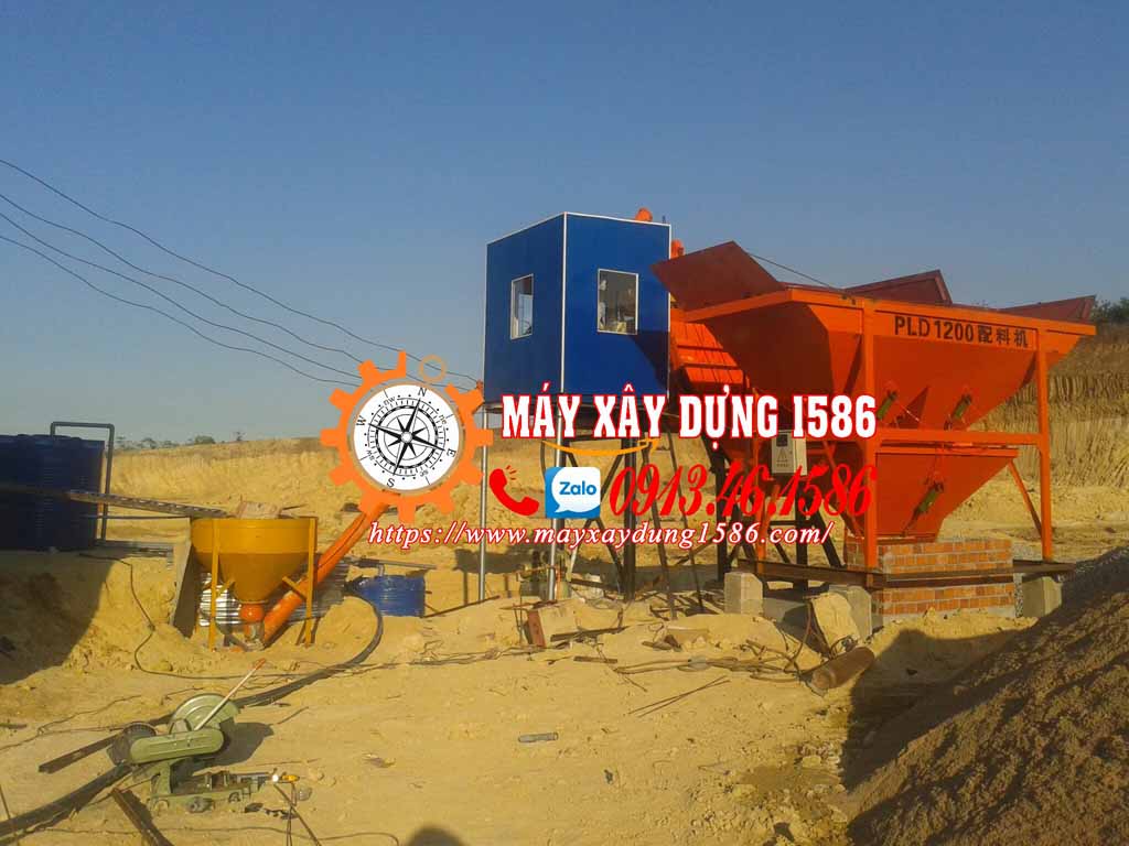 Máy trộn bê tông, trạm trộn bê tông js500, js750