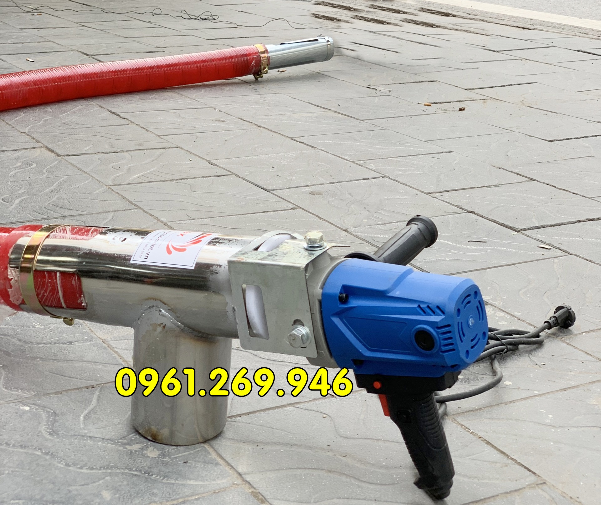 Máy hút nông sản đóng bao ống mềm 4m motor chổi than 2000W