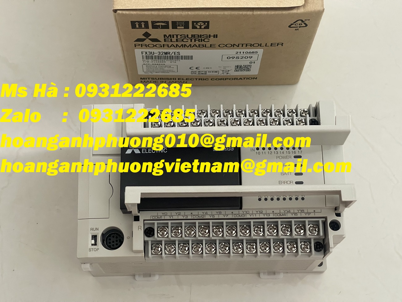 Hàng mới dòng FX3U seríe FX3U-32MR/ES mitsubishi