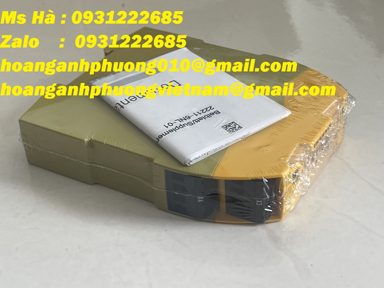 Chính hãng - Relay an toàn 750104 pilz PNOZ s4