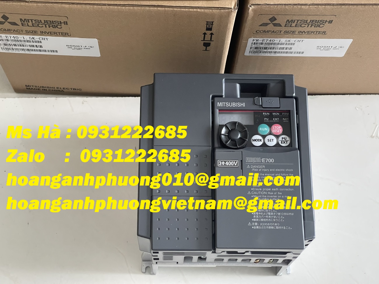 Biến tần E700 series FR-E740-1.5K-CHT nhập trực tiếp