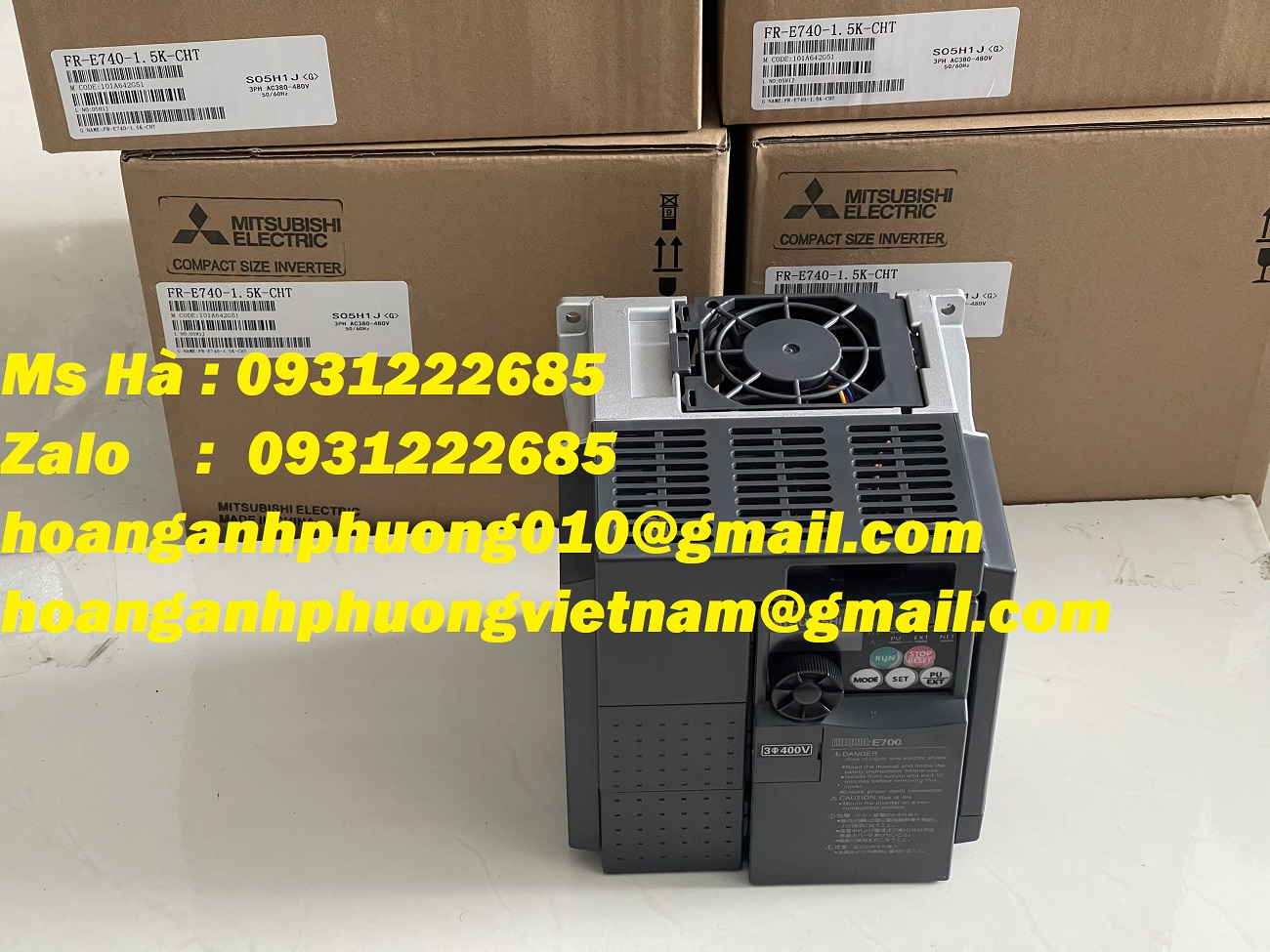 Biến tần E700 series FR-E740-1.5K-CHT nhập trực tiếp